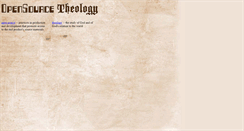 Desktop Screenshot of opensourcetheology.com